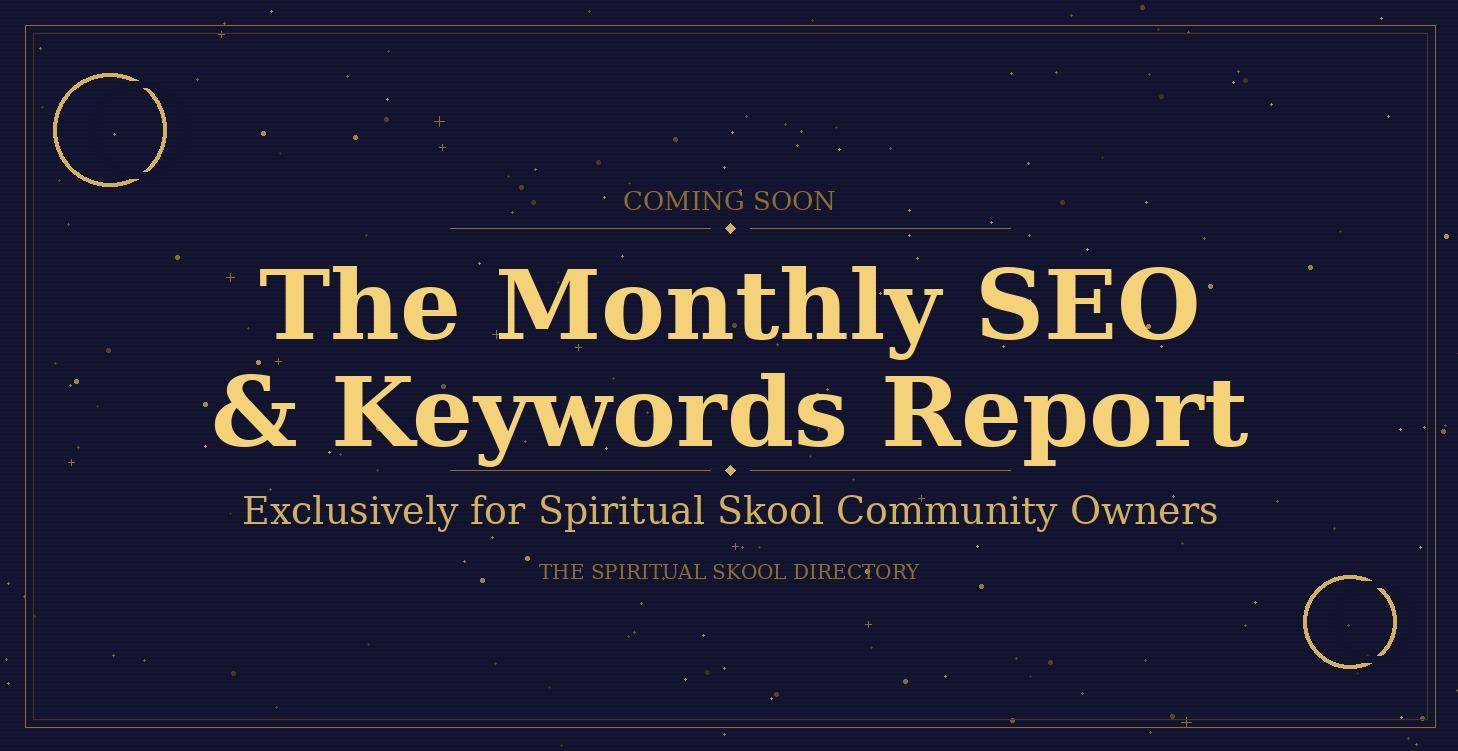 The Monthly SEO & Keywords Report