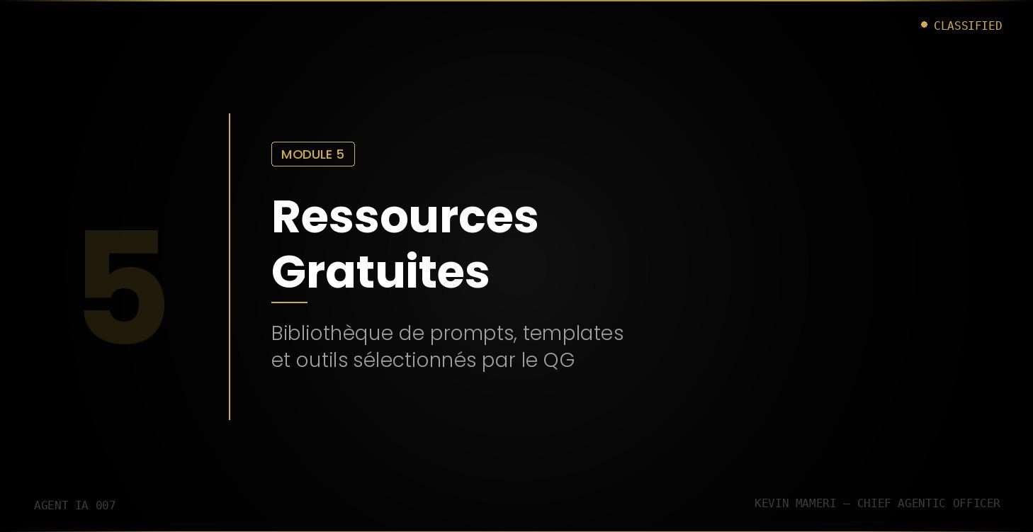 V. Ressources Gratuites