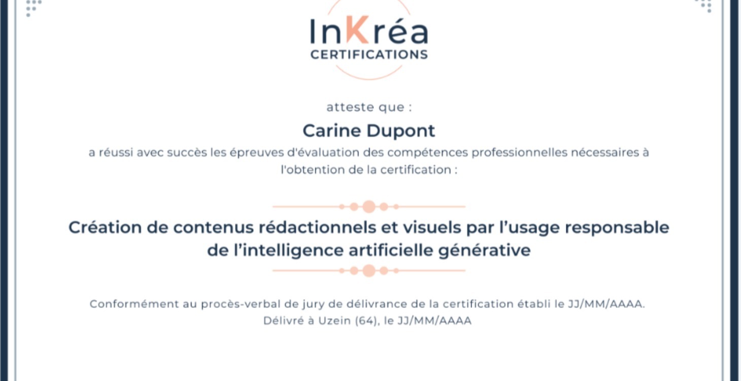 Formation IAG 21H certifiante (CPF)
