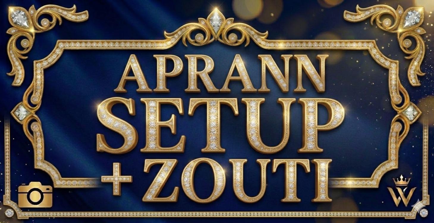 APRANN SETUP + ZOUTI