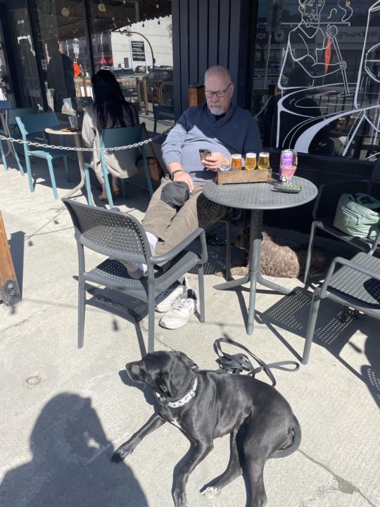 Patio time- can you believe it?