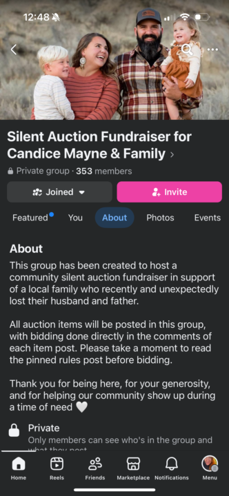 Silent Auction for Local Family❤️