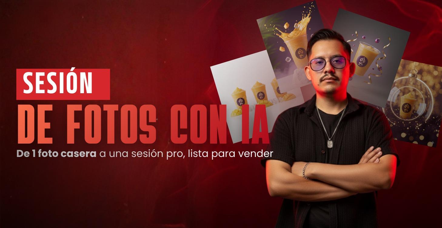 Sesiones de fotos de producto con IA