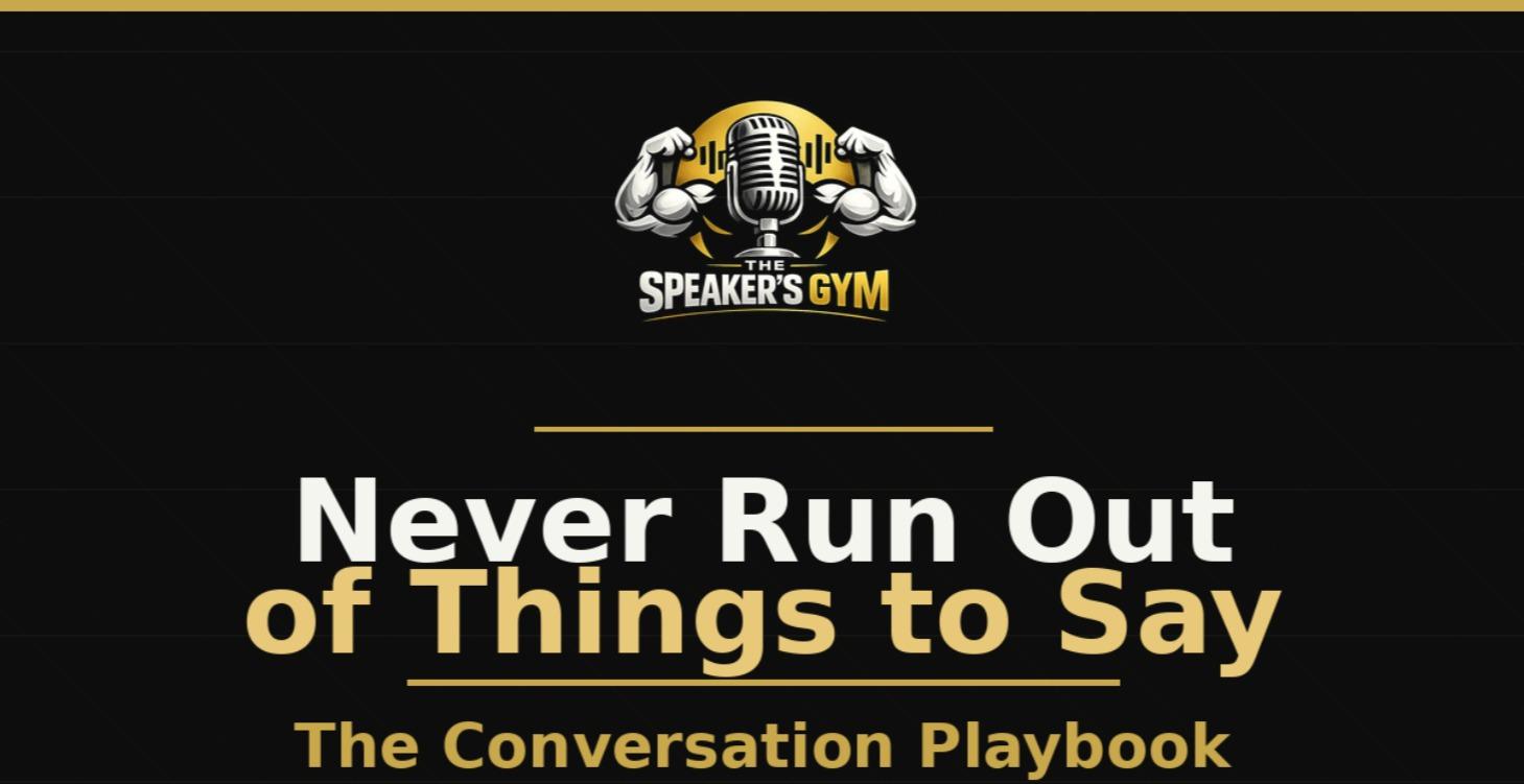 The Conversation PlayBook