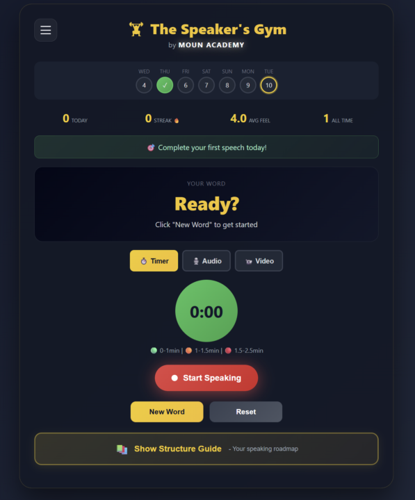 Jump Into the 7 Day Speaker Challenge Today