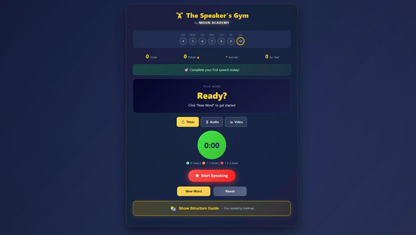 The Speaker's Gym