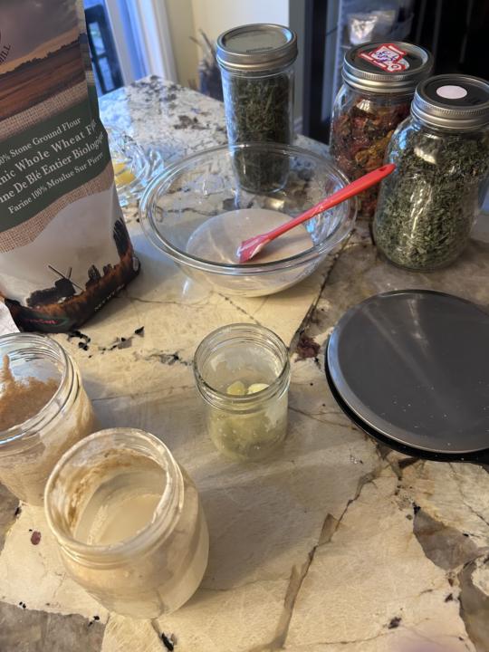 Sourdough Crackers-too spicy!🌶️ 😂