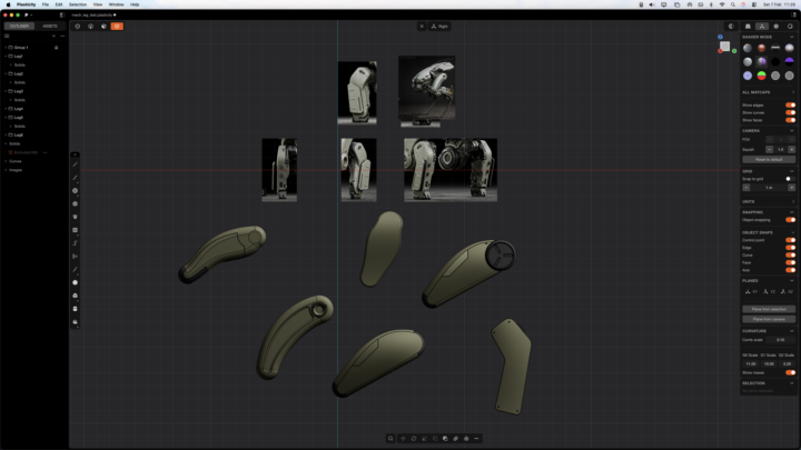 Experimenting with mech legs