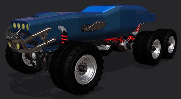 6 x 6 Truck concept