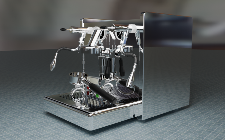 Coffee Machine Model Rendering