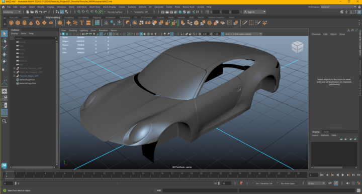 Porsche: Plasticity to Maya