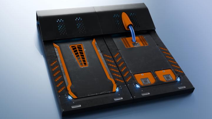 Updated rendering of Sci-Fi Paneling