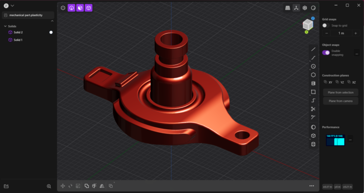 My first plasticity model