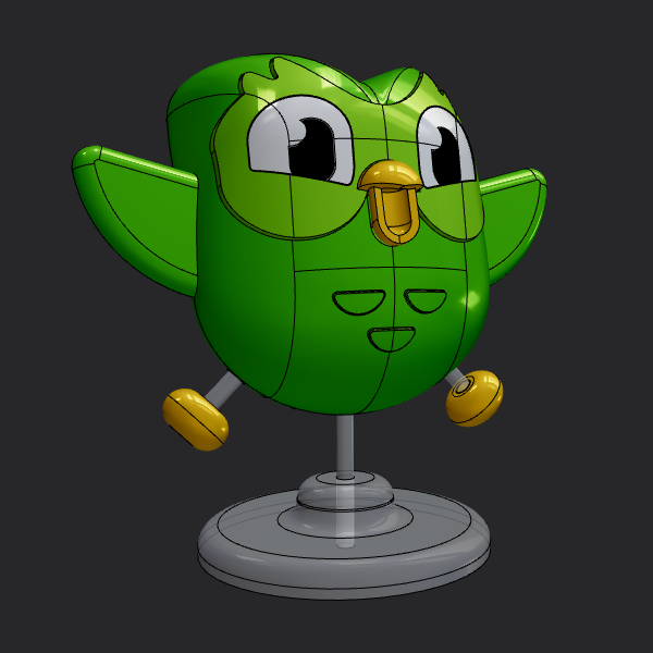 Duolingo figurines collection for 3D printing