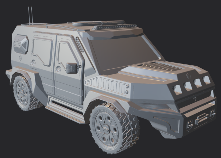 Reconnaissance Vehicle 1:1 render to follow