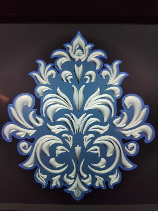 Learning how to make 3D Damask patterns