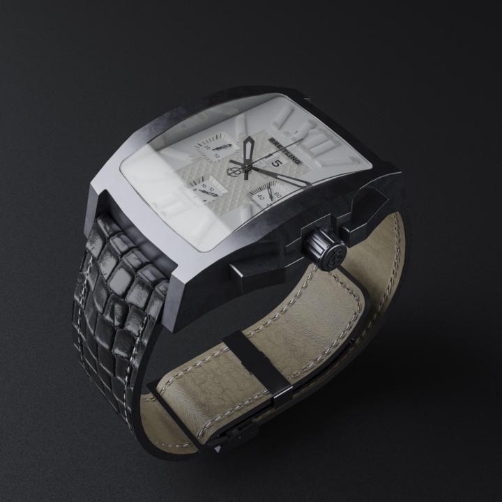 Breitling Watch Model and render