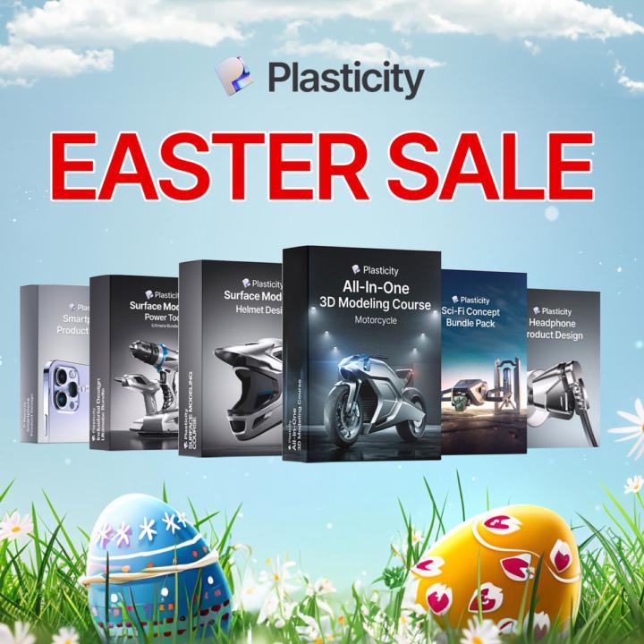 🚨 Easter Sale on Plasticity Course Bundles! 🐰