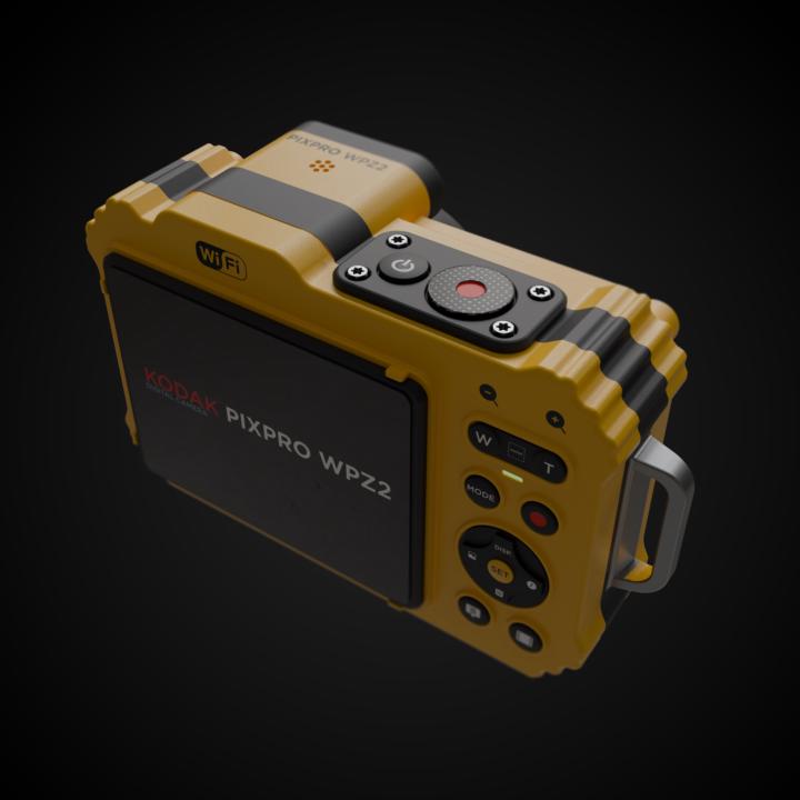 Kodak Pixpro made in Plasticity/Blender 4.5