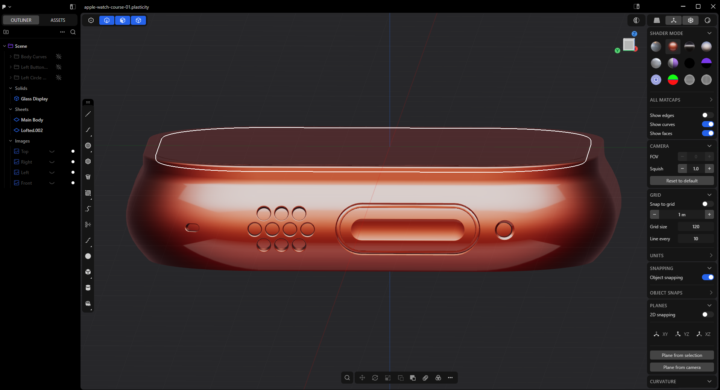 Apple Watch Ultra Modeling - Day 5