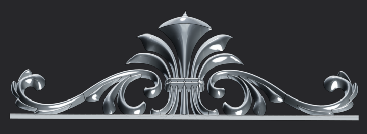 Scroll design work and 3D printing