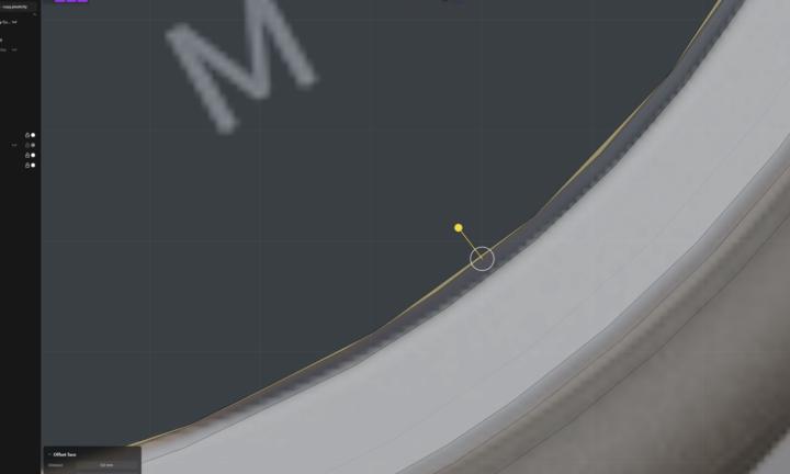 Misaligned edges when extruding and creating new body