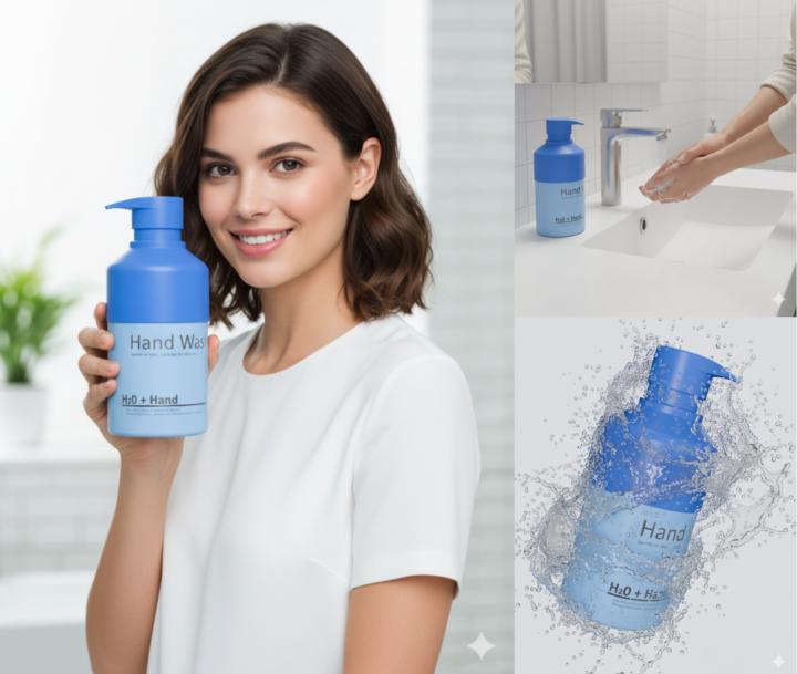 Hand Wash Bottle:🧴+Ai