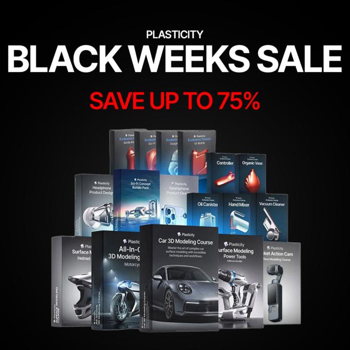 🚨 BLACK WEEKS SUPER SALE IS LIVE – UP TO 75% OFF ON PLASTICITY BUNDLES 👉 