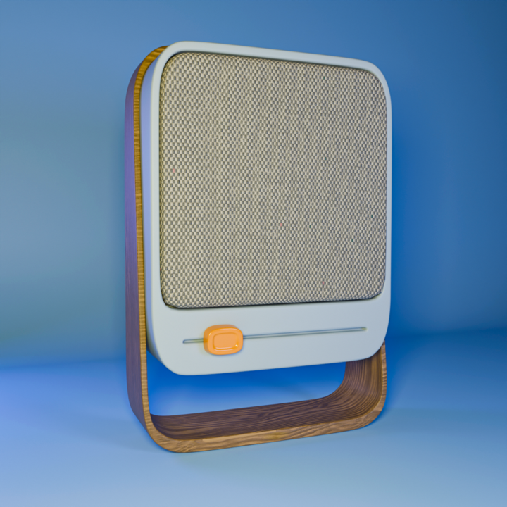 First Week in Blender: Modeling and Texturing a Portable Speaker