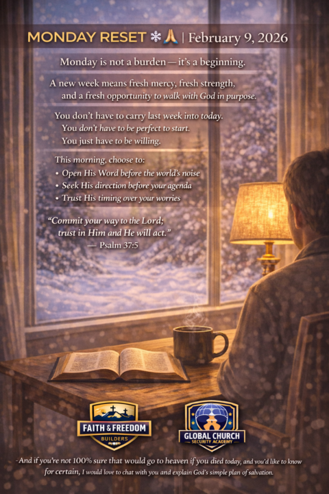 MONDAY RESET ❄️🙏 | February 9, 2026