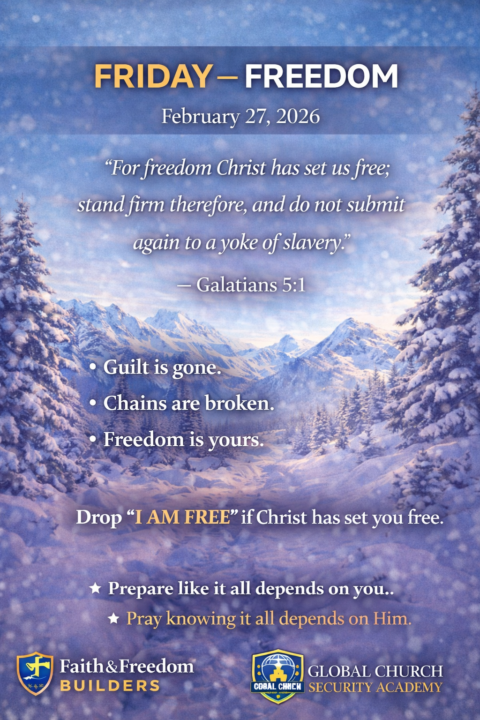 ❄️ FRIDAY — FREEDOM February 27, 2026