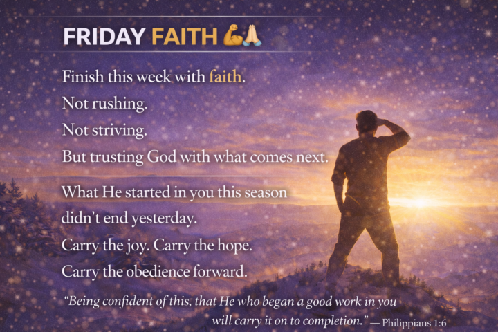 FRIDAY FAITH 💪🙏