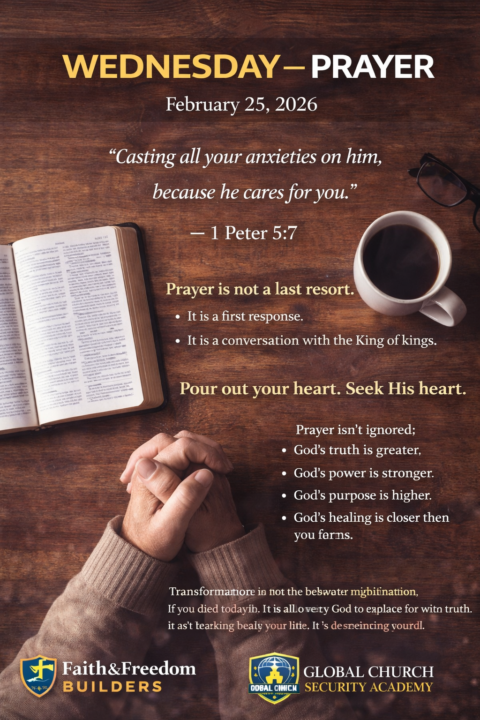 🙏 WEDNESDAY — PRAYER February 25, 2026