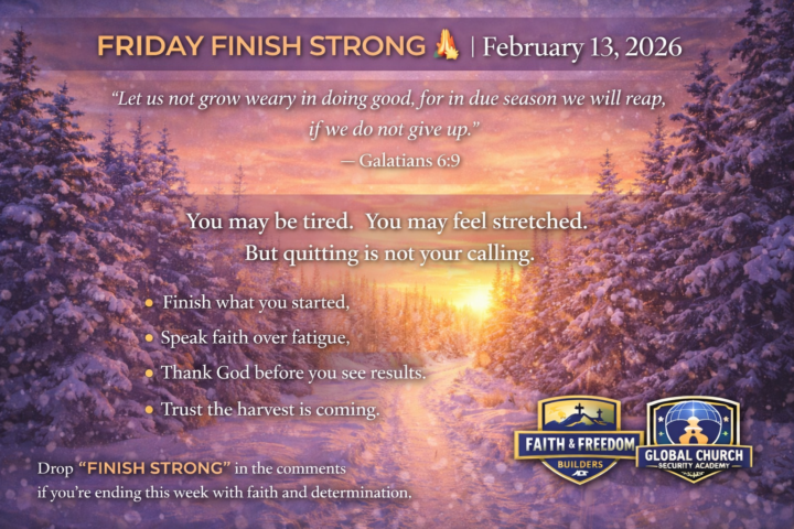 FRIDAY FINISH STRONG ❄️🔥 | February 13, 2026