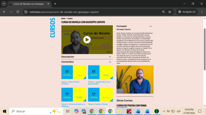 Recursos escritura: novela, cuento y poesía.