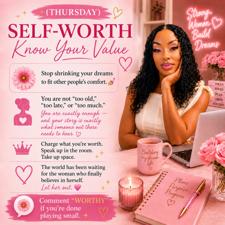 (Thursday) Self-Worth / Know Your Value