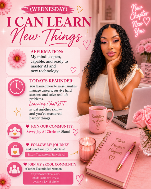 🌷 Wednesday : I Can Learn New Things
