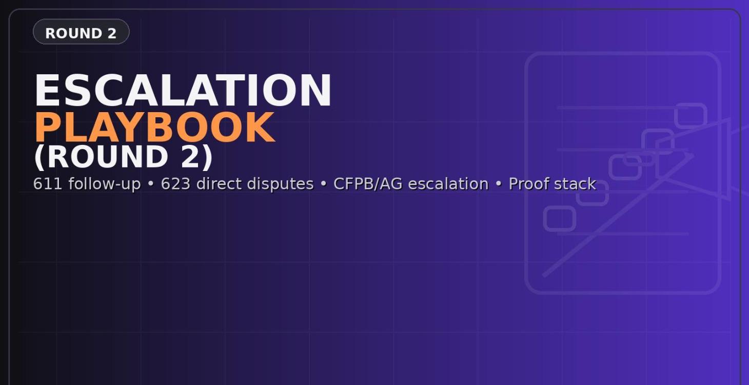 Round 2 Escalation Playbook