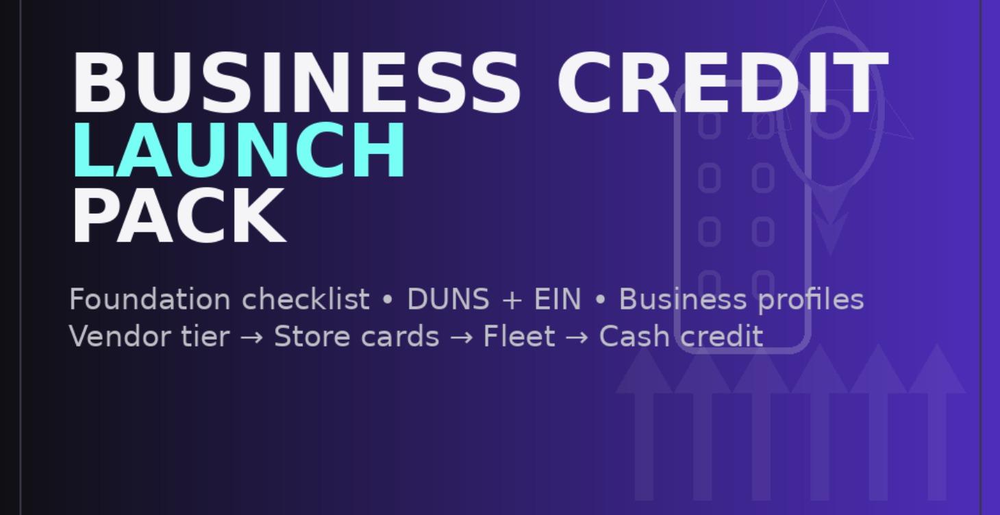 Business Credit Launch (Vol 1)