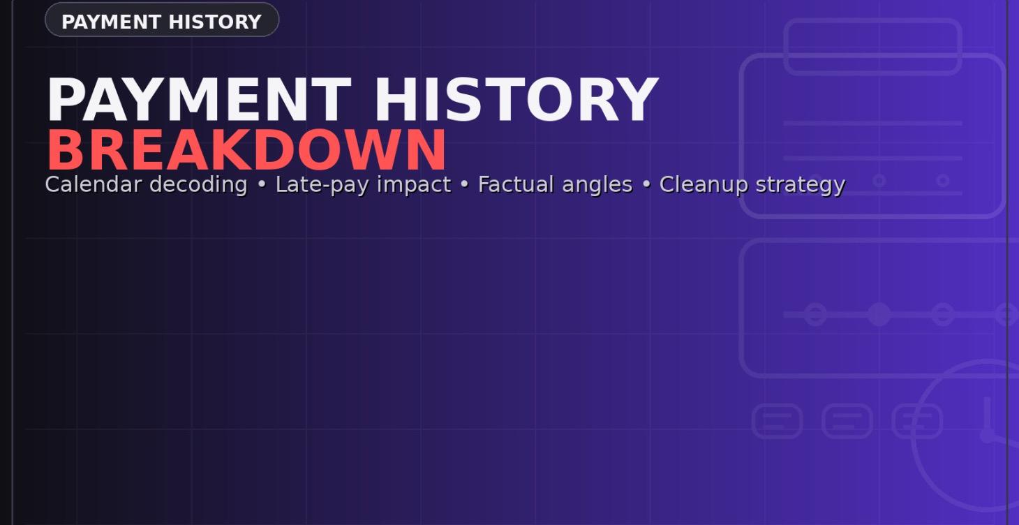 Payment History Breakdown
