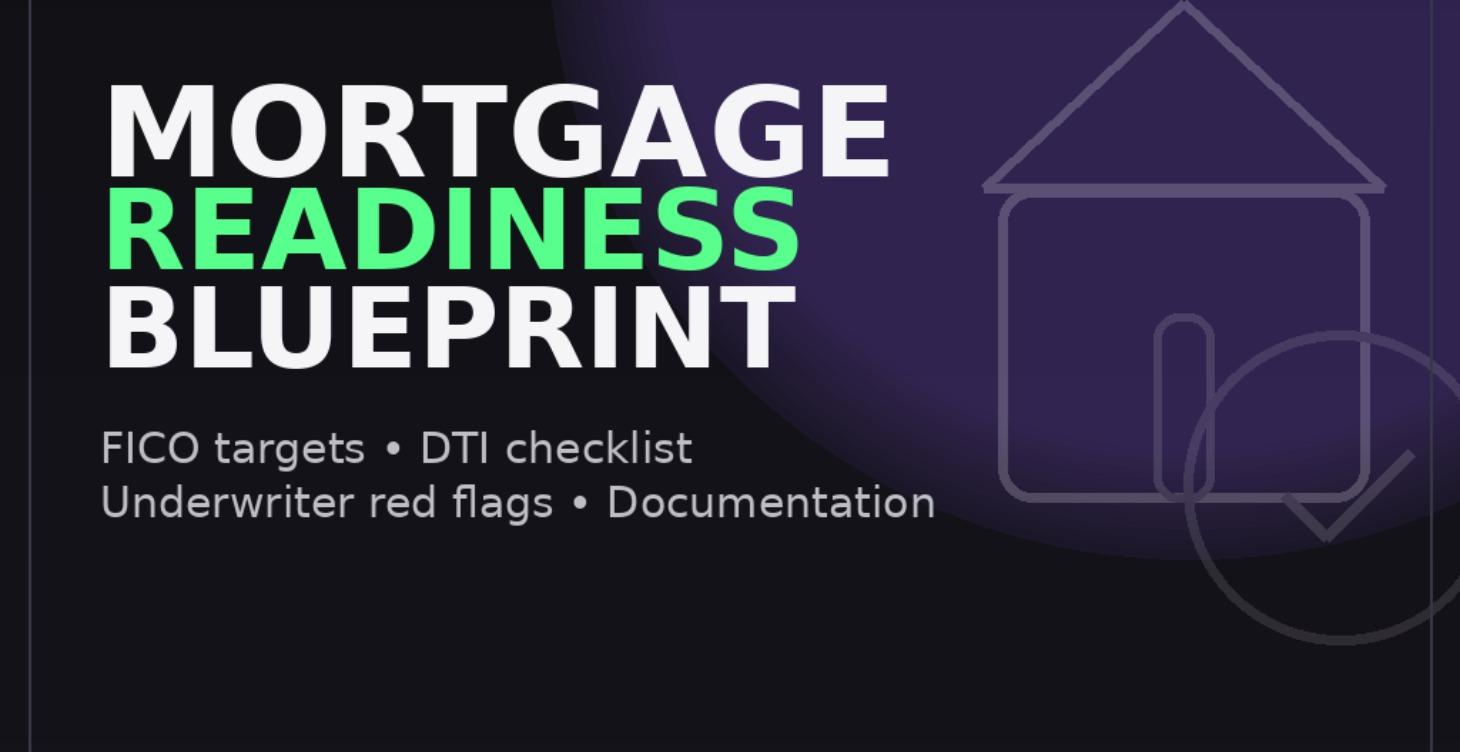 Mortgage Readiness Pack (Vol 1)