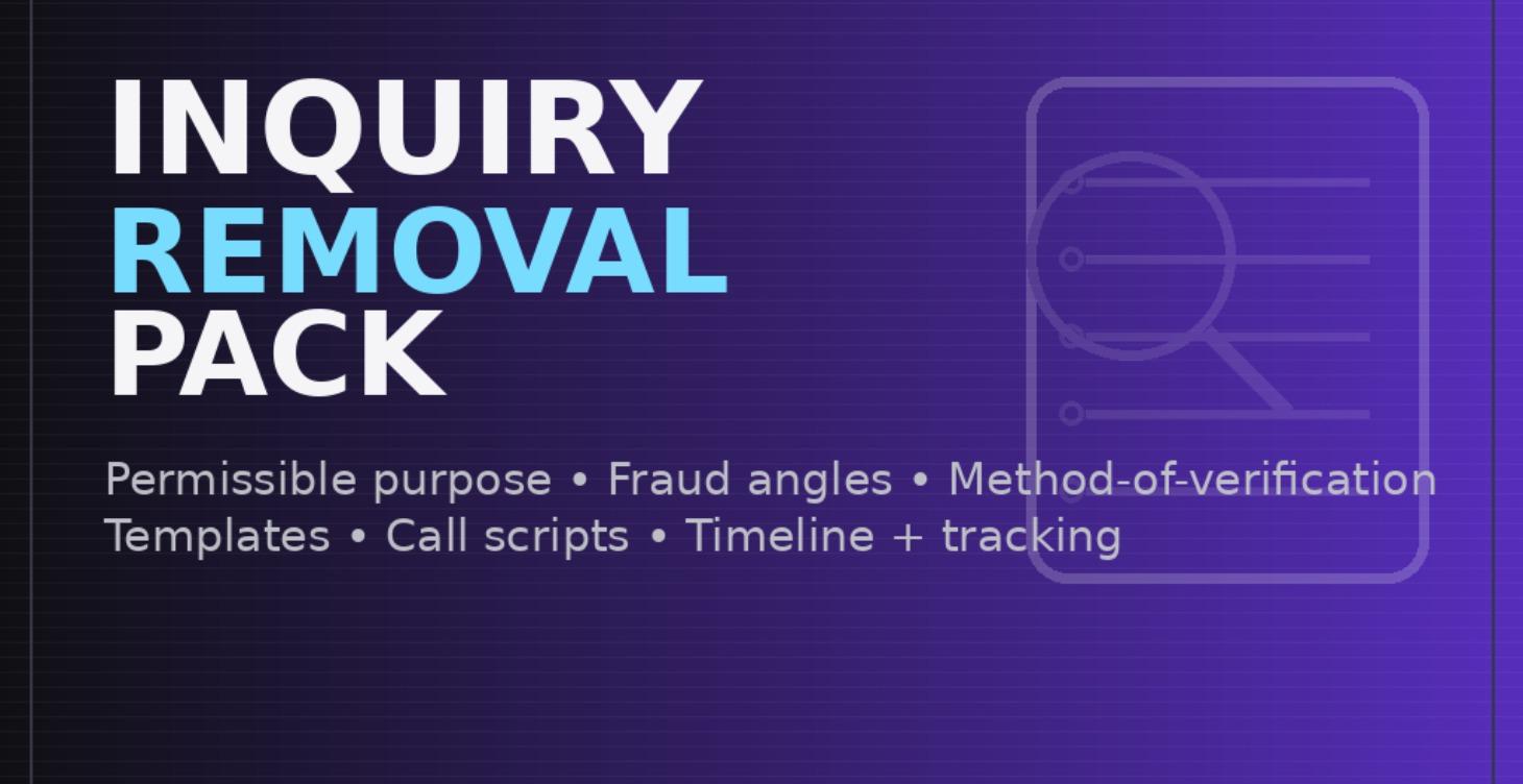 Inquiry Removal Pack (Vol 1)