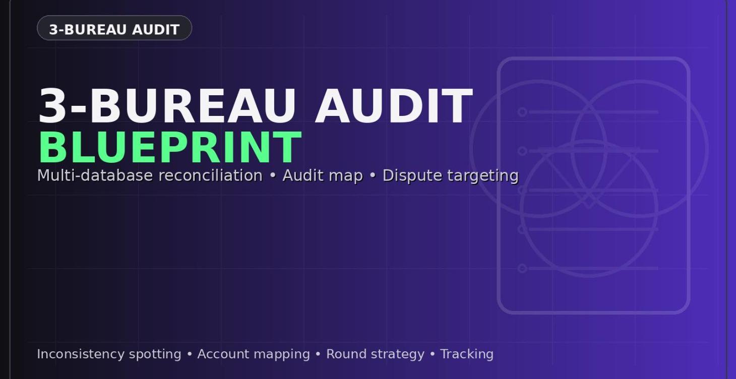 3-Bureau Audit Blueprint