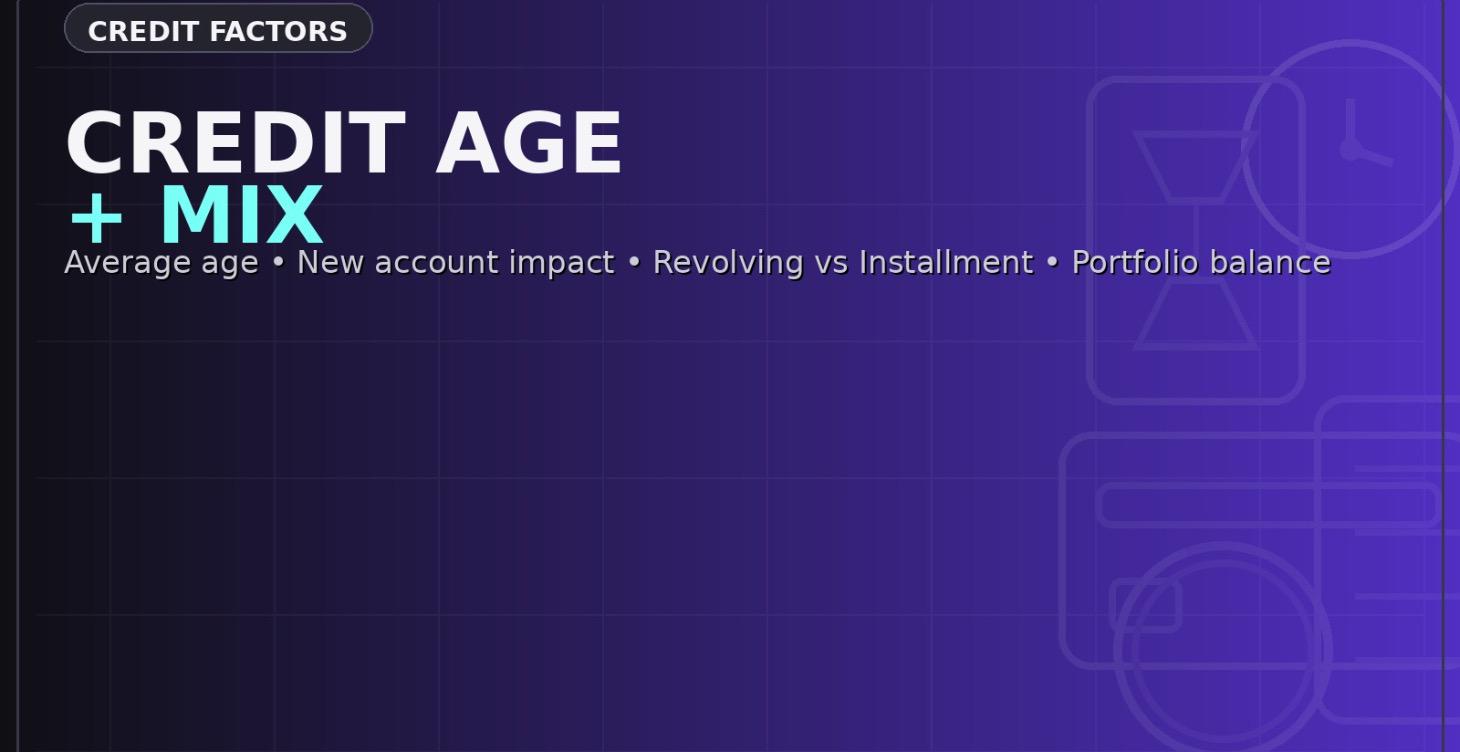 Credit Age + Mix