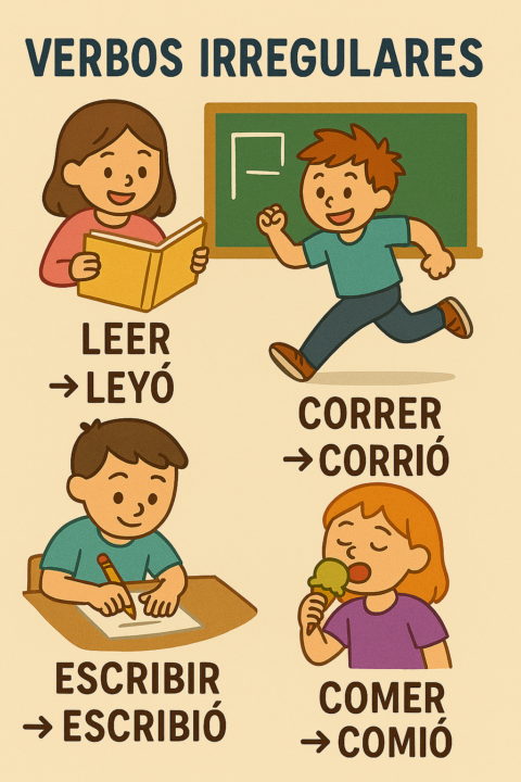 Verbos irregulares en accion!