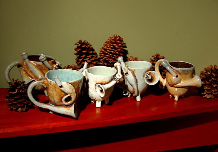 Whistling Mugs: A Polite Noise from a Noisy Past