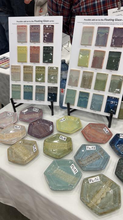new Spectrum Floating Glazes