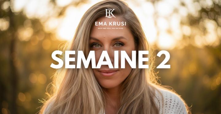 Important ! A lire avant le coaching Semaine 2 du 30 Juin 2026