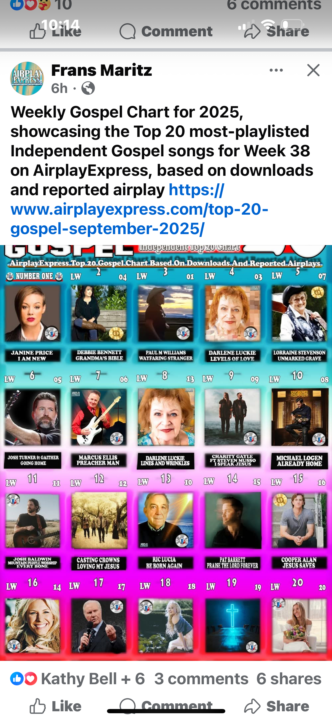 Unmarked Grave Airplay Express Chart
