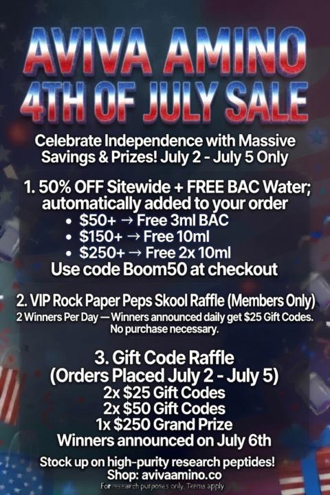 🎆 AVIVA AMINO 4TH OF JULY SALE 🎆